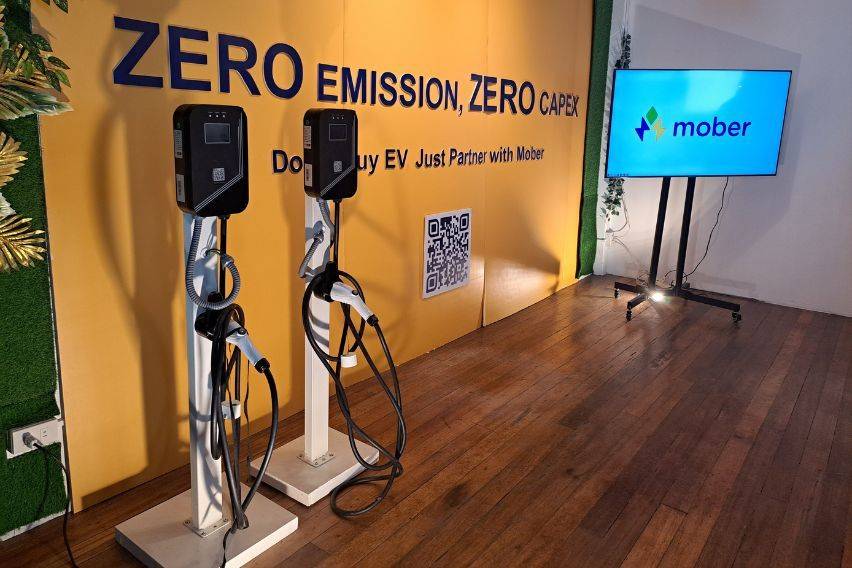 Mober opens EV charging hub in Pasay