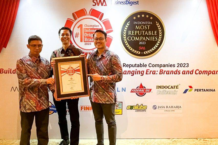 Federal Oil Raih Predikat Very Good di Ajang Indonesia Original Brand Award 2023