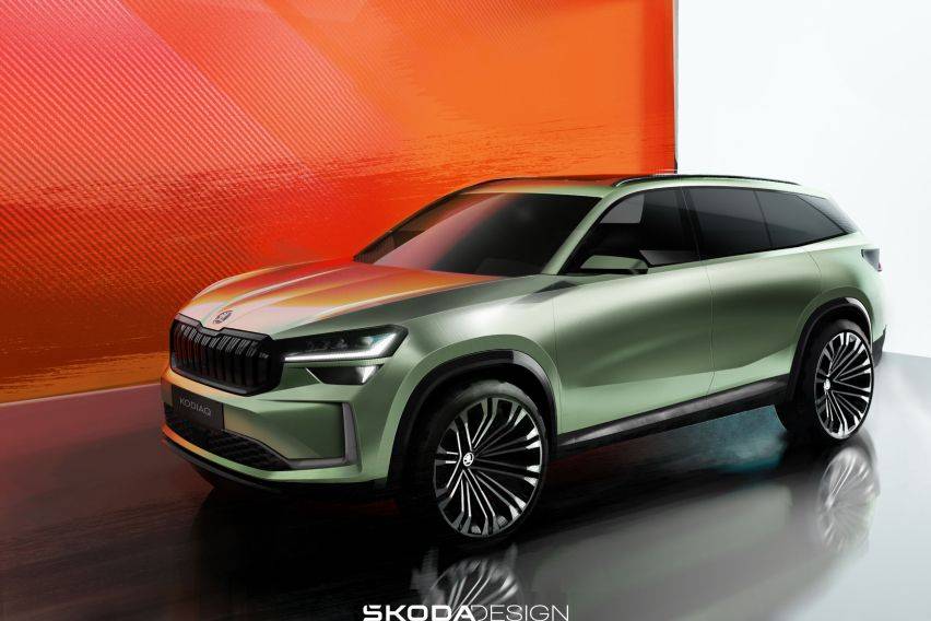 เผยภาพร่าง Skoda Kodiaq เจเนอเรชั่นใหม่ ก่อนเปิดตัวรอบปฐมทัศน์โลกในวันที่ 4 ตุลาคม