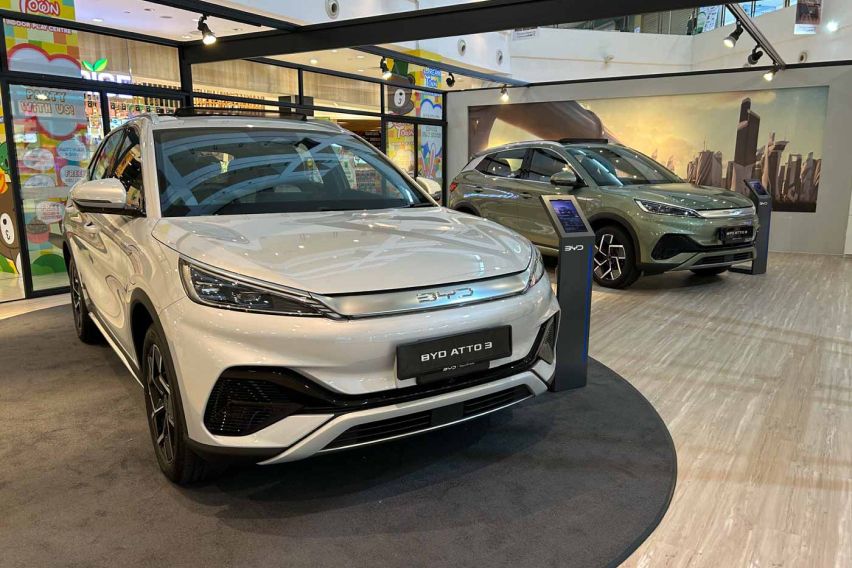 BYD showroom in Kuching, Sarawak