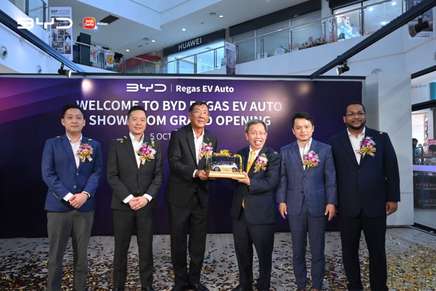 BYD showroom in Kuching, Sarawak