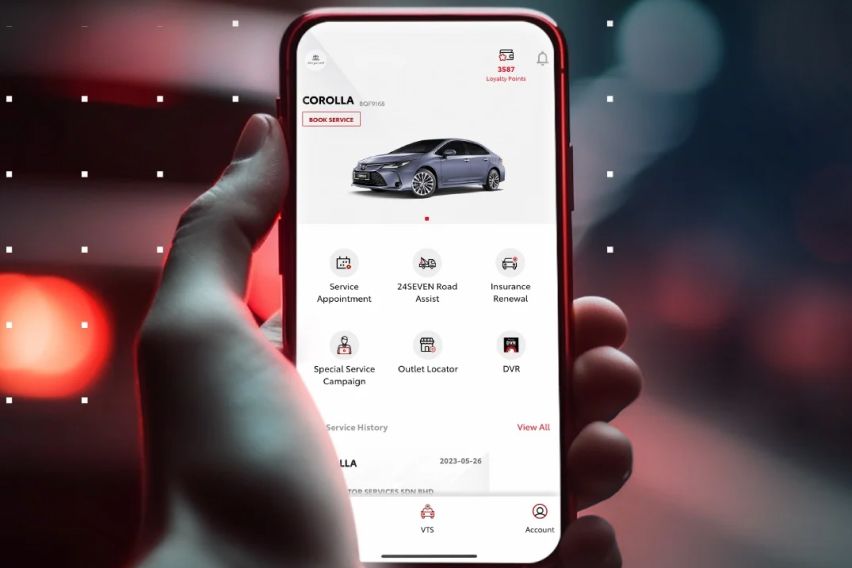 New Toyota MY app