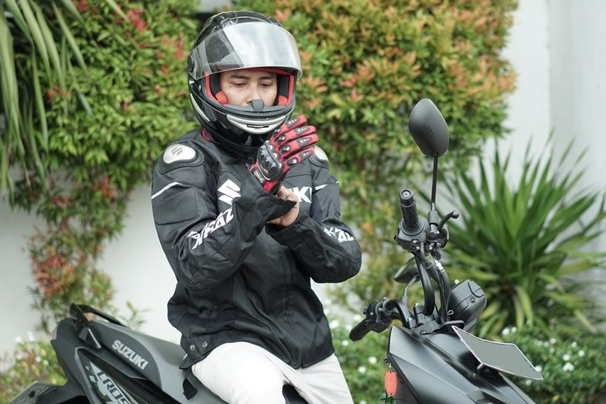 Persiapan berkendara motor