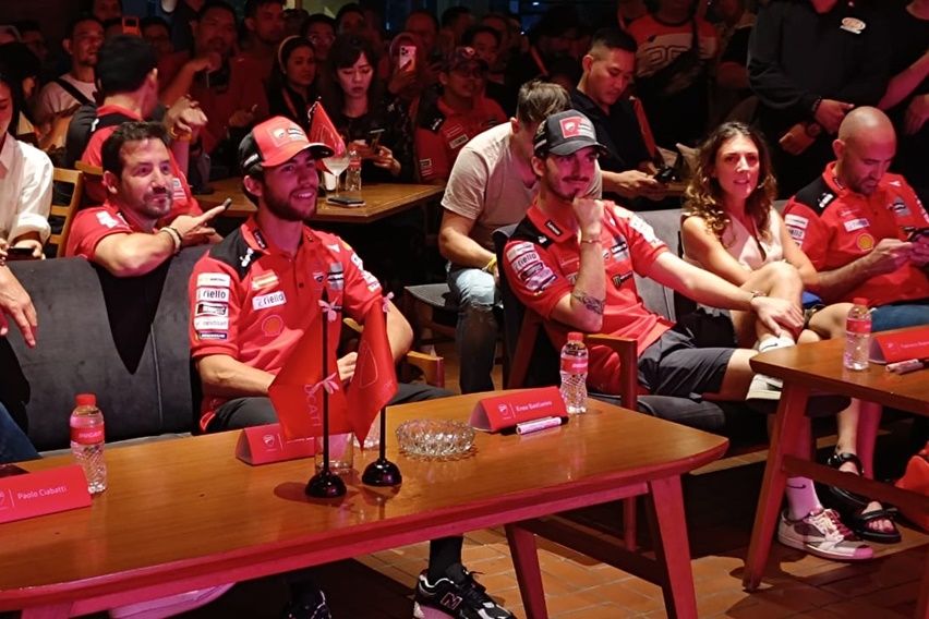 Francesco Bagnaia dan Enea Bastianini tim Ducati MotoGP
