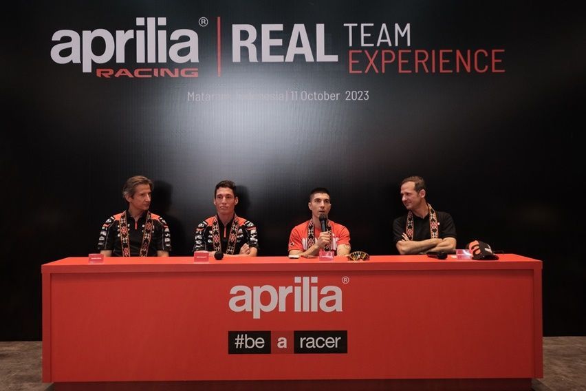 Dua Pembalap Aprilia Racing Team Bicara Persiapan Jelang Balap MotoGP Mandalika