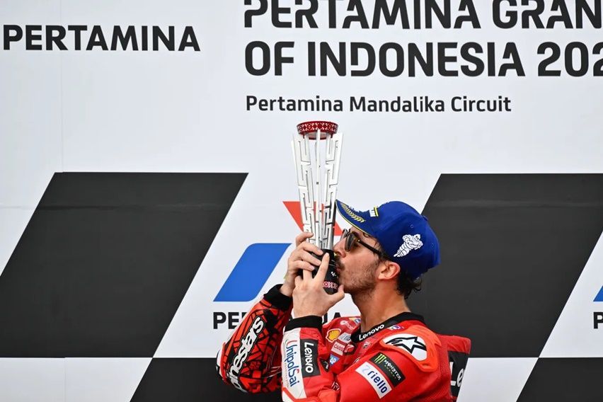 MotoGP Mandalika 2023: Pecco Kembali Puncaki Klasemen Usai Menang di Indonesian GP