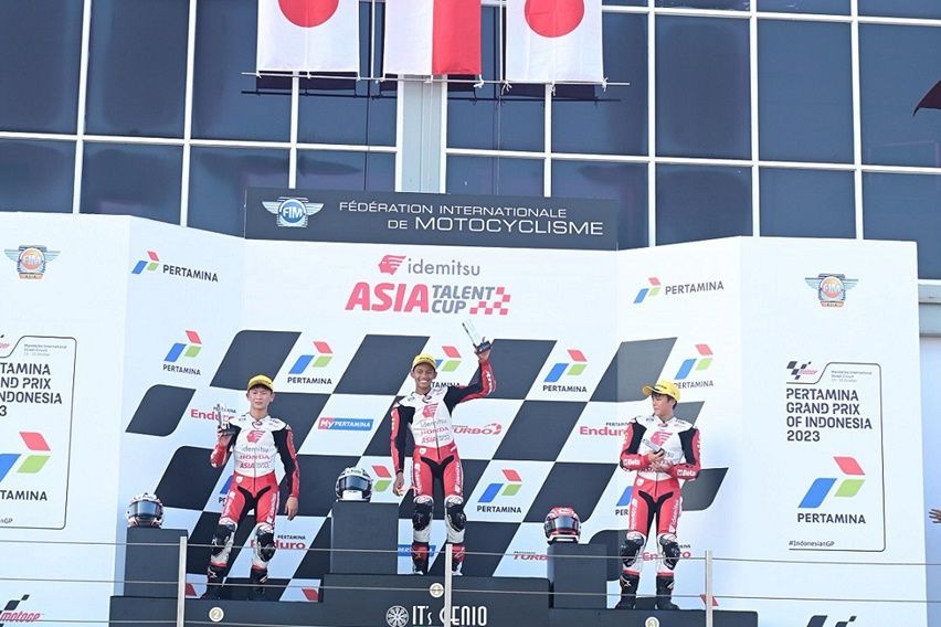 Pembalap Astra Honda Sapu Bersih Podium Tertinggi IATC Mandalika