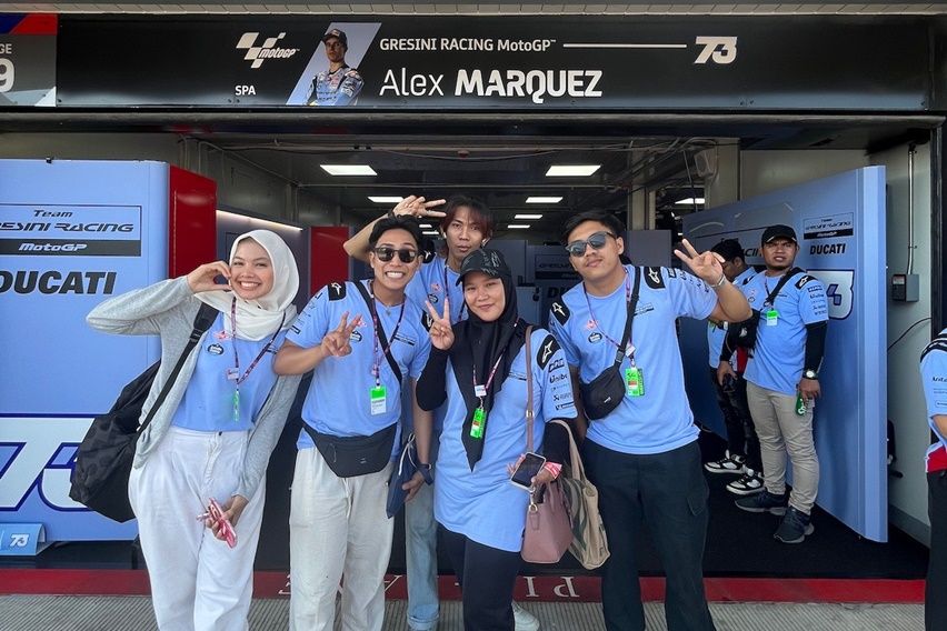 Federal Oil nonton bareng MotoGP Mandalika