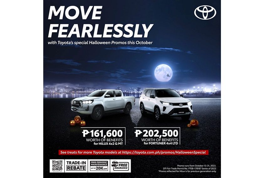 Toyota PH accords discounts, deals to customers in Oct. 2023 promo
