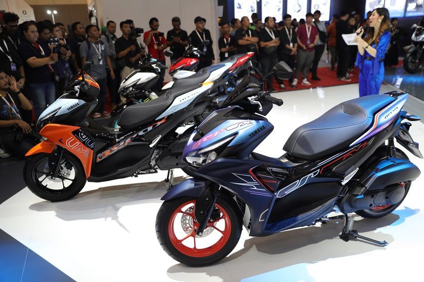 Yamaha Indonesia Rilis Warna Baru All New Aerox di IMOS+ 2023