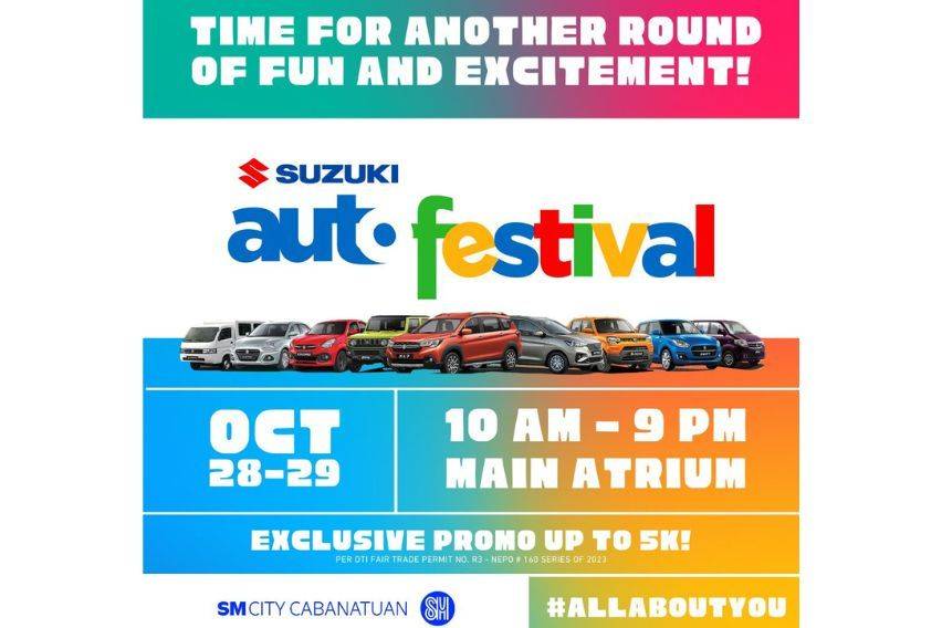 Suzuki Auto Festival heads to Nueva Ecija this weekend