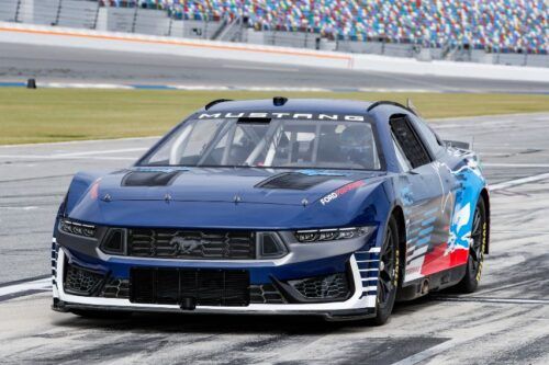 Ford introduces new Mustang for 2024 NASCAR Cup Series