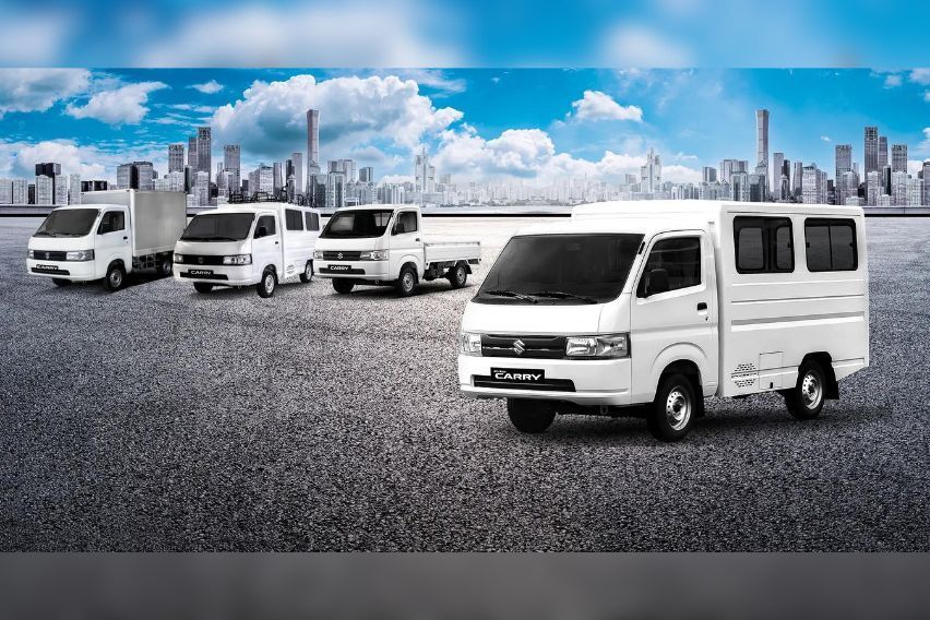 The 4 body options for Suzuki Carry
