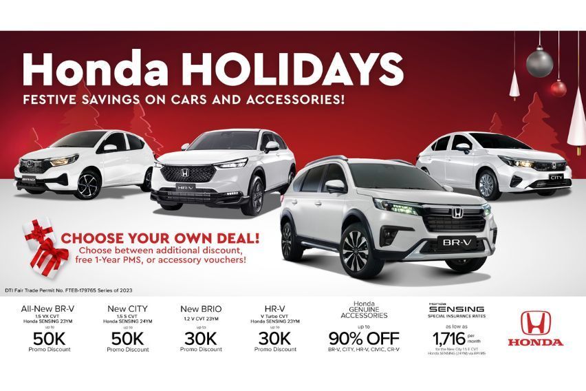 Honda Cars PH celebrates Christmas season with special deals on select models