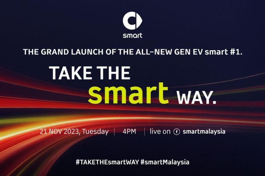 Save the date -  smart #1 EV launching on November 21 in Malaysia