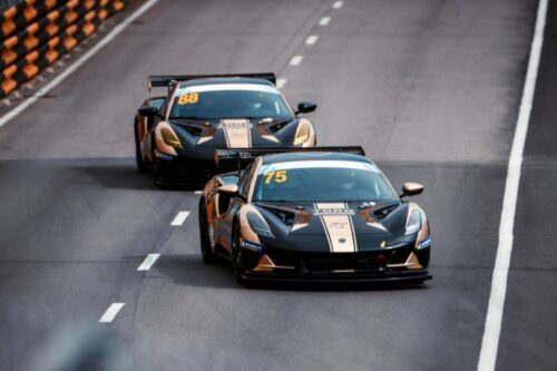Lotus Emira GT4 takes top 2 spots in Macau Grand Prix