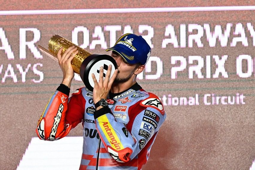 MotoGP Qatar 2023: Di Giannantonio Menang, Bagnaia Menjauh dari Martin