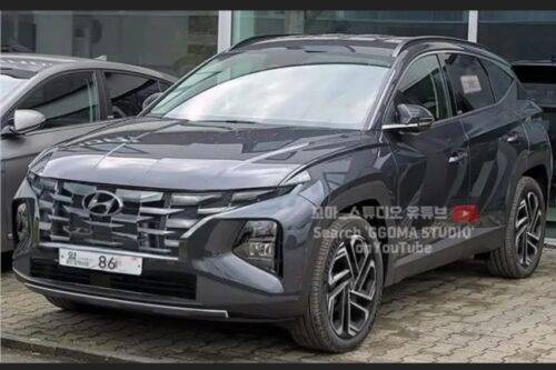 2023 Hyundai Tucson facelift leaked 2023 Hyundai Tucson facelift leaked