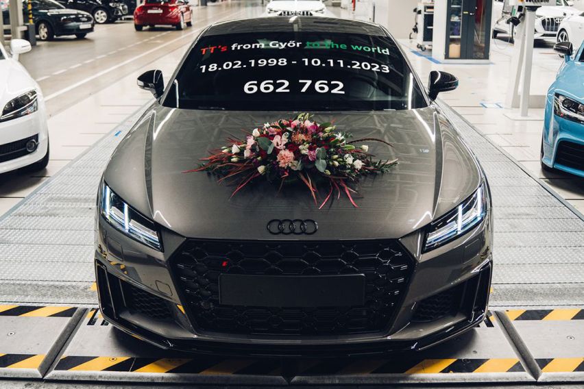Audi TT รุ่นสุดท้ายผลิตในประเทศฮังการี