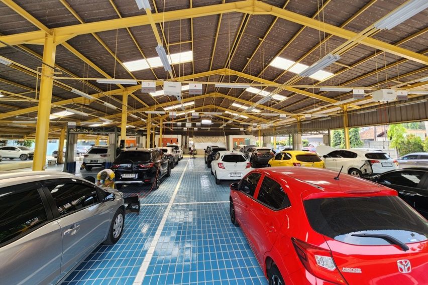 bengkel bodi dan cat Honda Megatama