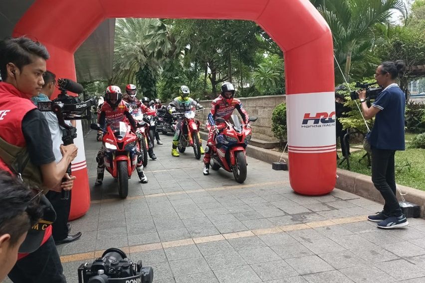 Motul Indonesia Datangkan Empat Pembalap HRC, Sapa Penggemar dengan Riding Bareng