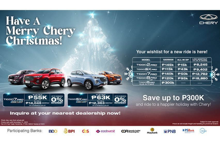 Chery Auto PH launches X-mas promo