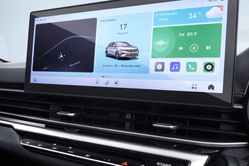 12.3-inch infotainment system