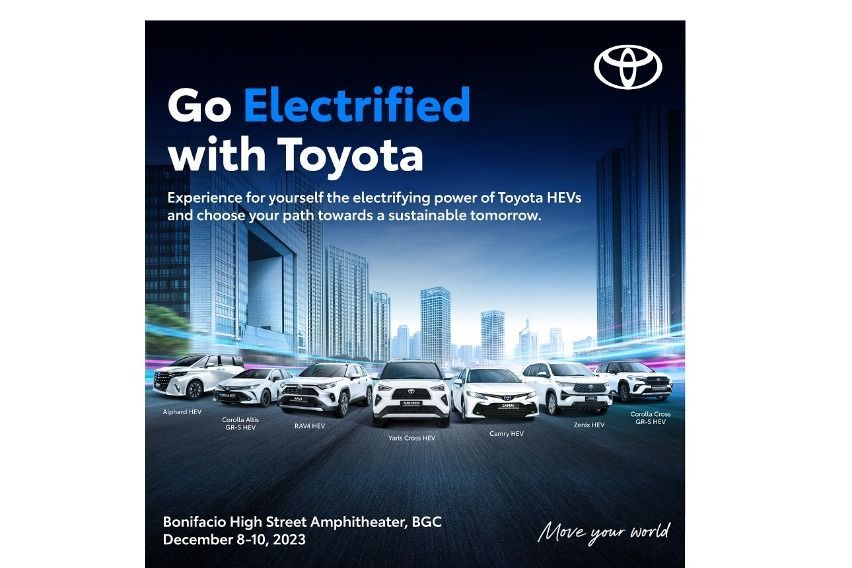 Toyota PH returns to Taguig for this week's 'Go Electrified' tour