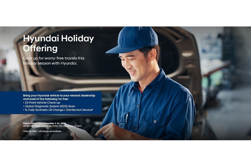 Hyundai serves up maintenance promo this Dec.