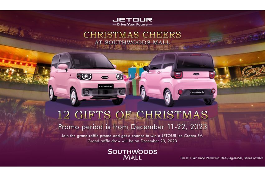 Jetour Ice Cream EV to be given away in Megaworld’s Christmas raffle
