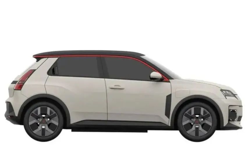 การออกแบบแฮทช์แบ็ก Renault 5 EV รั่วออกมา