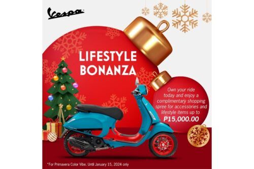 Vespa PH is giving away genuine accessories, lifestyle items to buyers in holiday promo