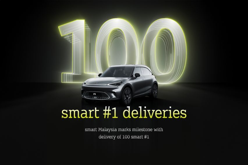 100 smart #1 EVs reach customers within one month