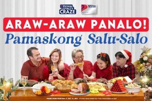 Petron gives away P10K worth of Noche Buena packages to lucky customers