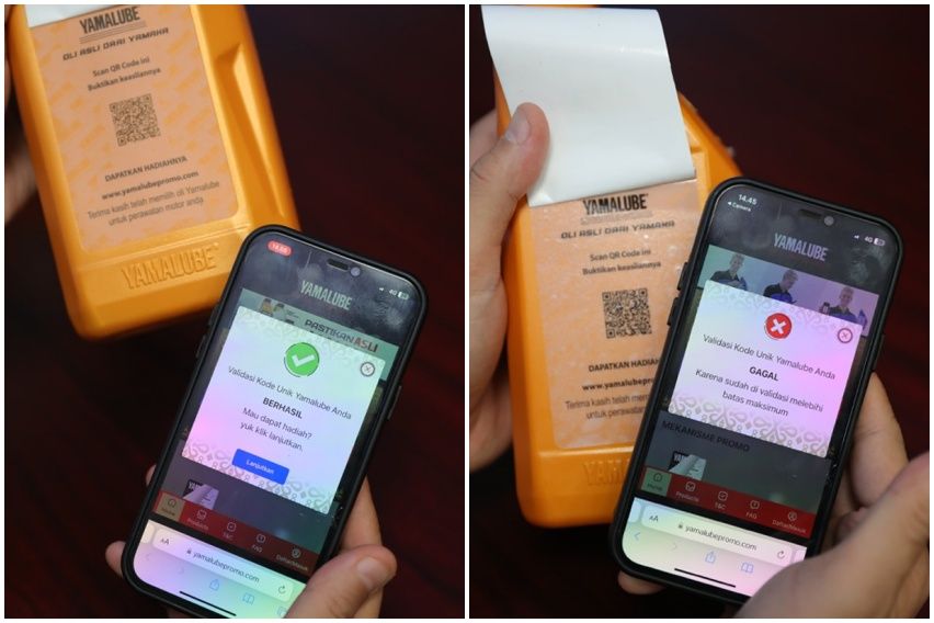 Cara cek oli Yamalube