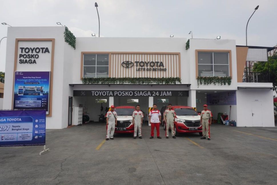 Toyota posko dan bengkel siaga libur Nataru