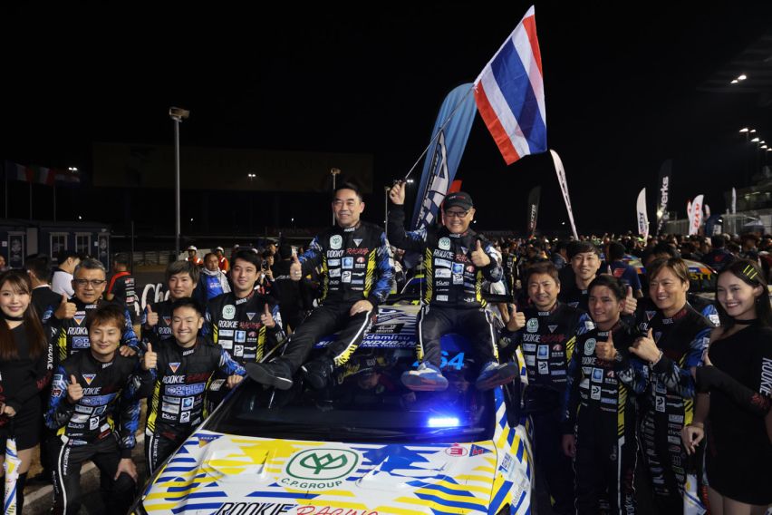 Toyota finishes Thailand 10-hour Endurance Race with carbon-neutral racing cars