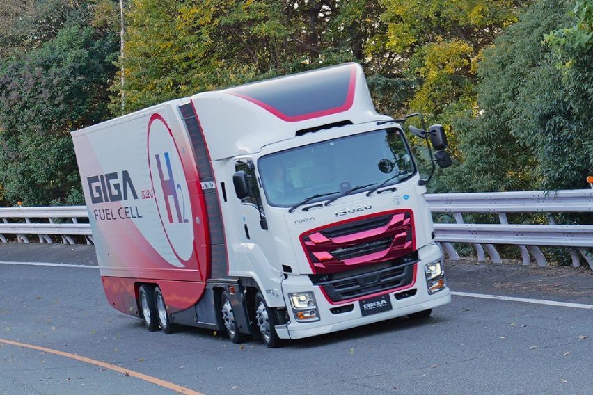 Isuzu dan Honda Mulai Melakukan Tes Jalan Truk Hidrogen Giga Fuel Cell