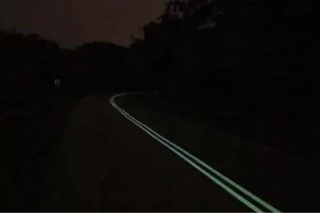 Glow in dark roads Malaysia