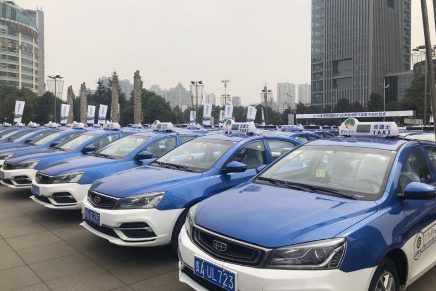 All-new methanol-powered Geely Emgrand joins taxi fleet in China