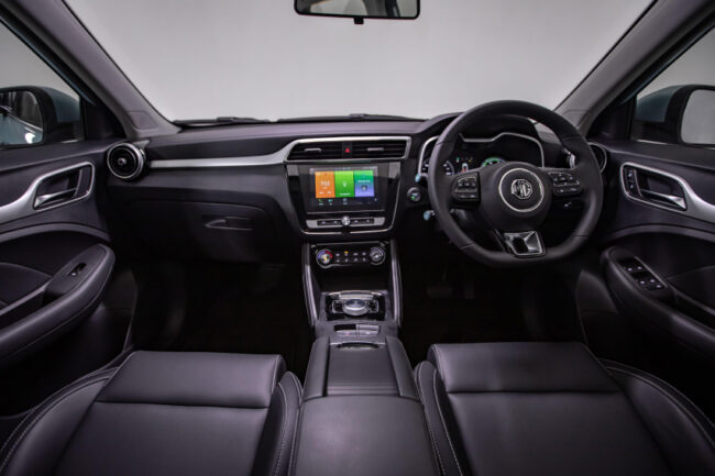 MG ZS EV interior