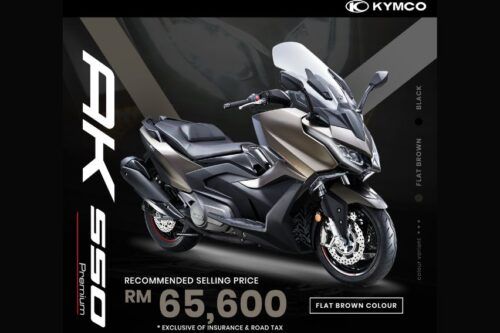 Malaysia gets the 2024 Kymco AK 550 Premium maxi scooter