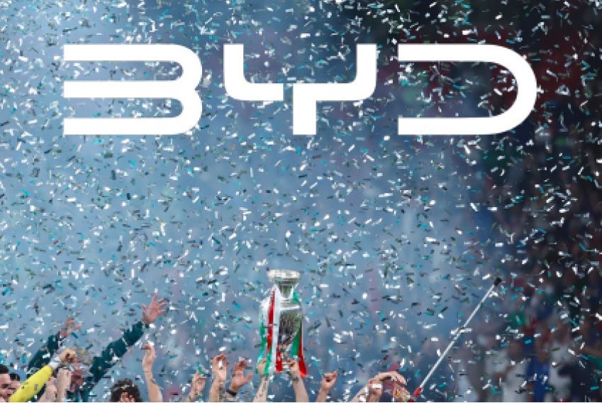 BYD scores as EURO 2024's official E-Mobility partner