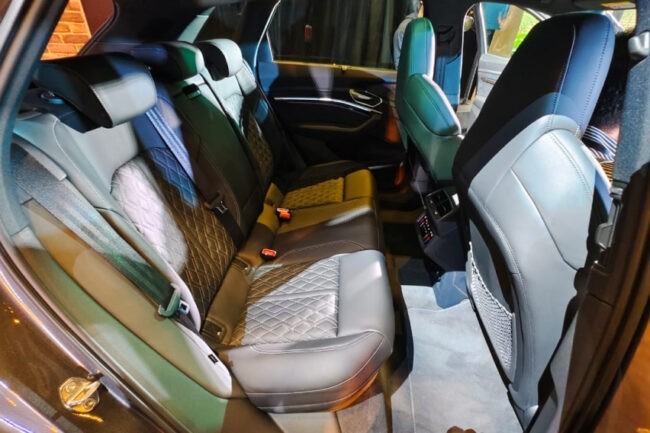 Audi SQ8 rear seats