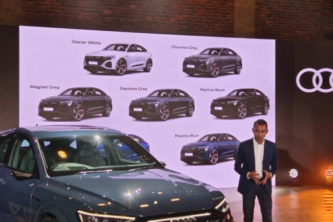 Audi SQ8 e-tron colours