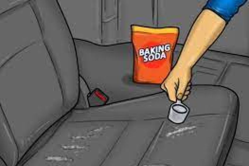 Stains from car fabric seats