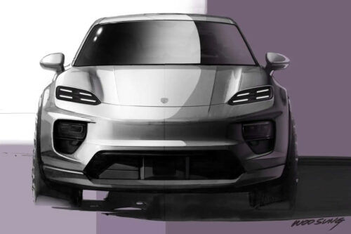 Porsche Macan EV design sketches out ahead of world premiere