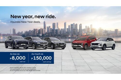 Hyundai Motor PH wants you to welcome NY2024 with new rides