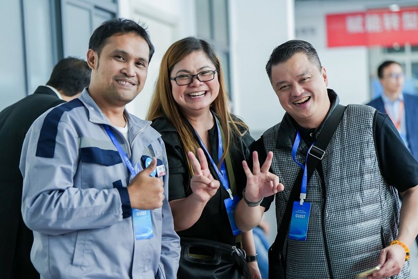 Filipino representatives at Jetour Global Service Skills Competition