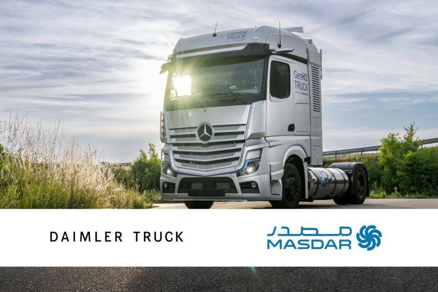 Daimler Truck Kolaborasi Masdar, Gunakan dan Ekspor Hidrogen Hijau Cair ke Eropa 2030